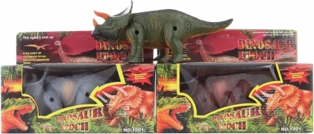 Chodzący świecący dinozaur na baterie dla dzieci
