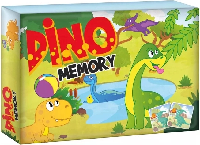 Dino Memory – edukacyjne pamiątkowe memo z dinozaurami dla dzieci