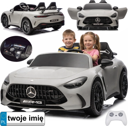 Elektryczny samochód dla dzieci MERCEDES-AMG GT 63, dwuosobowy