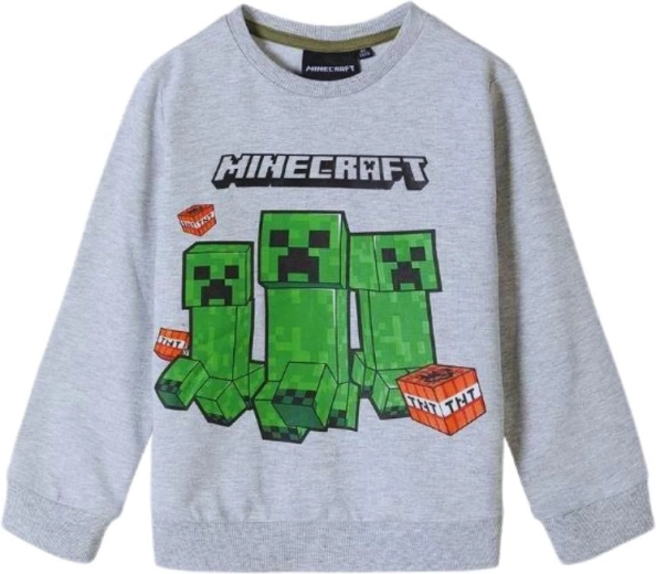 Szara bluza Minecraft
