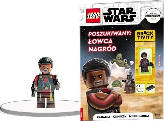 LEGO Star Wars: Poszukiwany łowca nagród – interaktywna książka z minifigurką Greefa Kargi