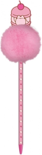 Pusheen długopis z pomponem