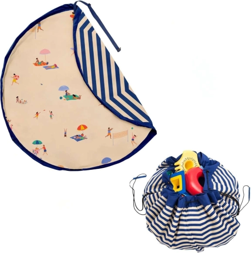 Play&Go Noomad outdoor mata do zabawy i worek na zabawki 2w1 beach