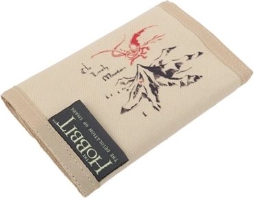 tekstylany portfel Hobbit z motywem Śródziemia