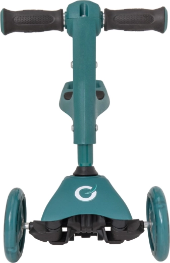 Stabilność dzięki dwóm przednim kołom