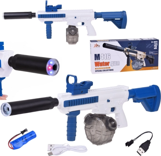 Elektryczny pistolet na wodę M416 z automatycznym strumieniem