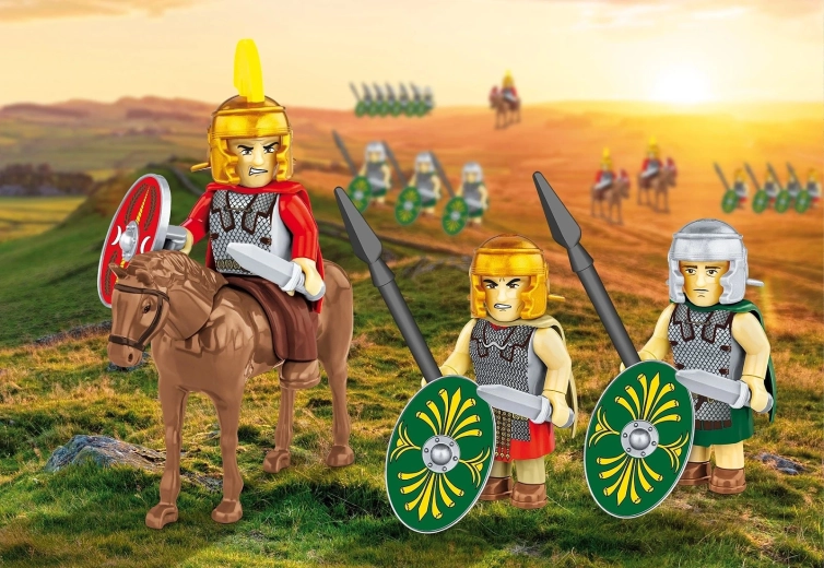 Jeździec z koniem do dynamicznych manewrów