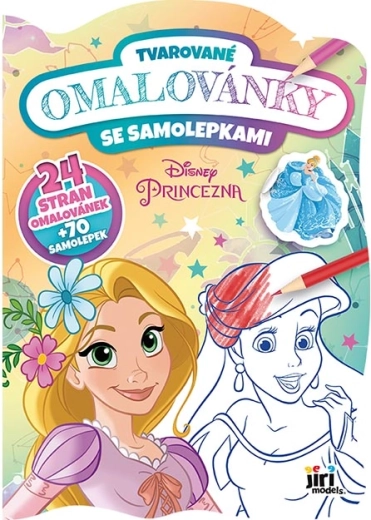 Wycinanka do kolorowania Disney Księżniczki