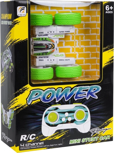 rc kaskaderskie auto 1:32 power stunt – zielone