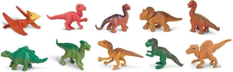 Safari Ltd. młode dinozaury – zestaw 48 figurek