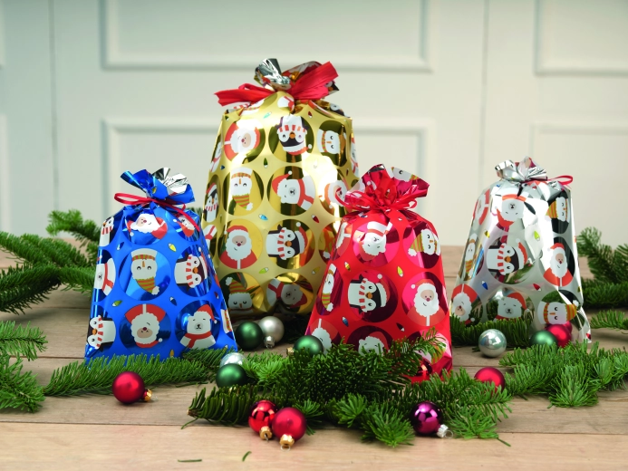 Celofanowa torebka z dziecięcym motywem