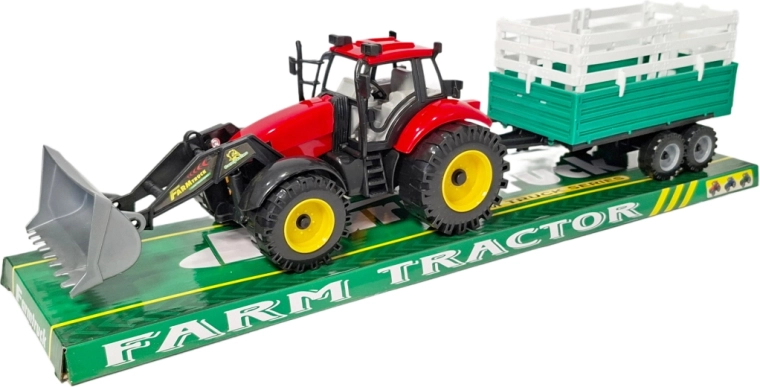Traktor z przyczepą