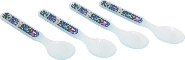 Stor zestaw dziecięcych łyżeczek Stitch (4 szt.)