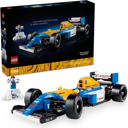 LEGO Icons Williams Racing FW14B z minifigurką Nigela Mansella