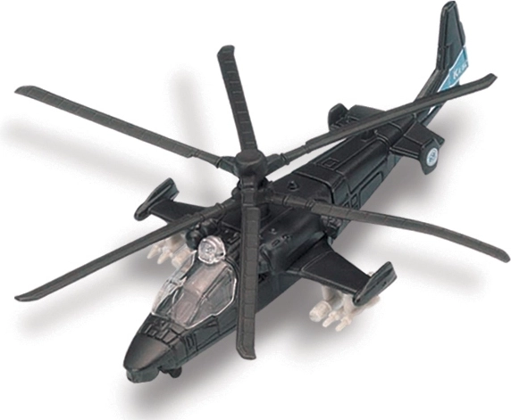 Maisto Fresh Metal Tailwinds KA-52 Alligator matowoczarny model statku powietrznego
