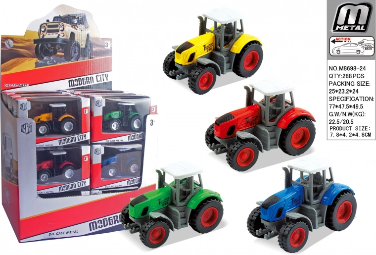 Traktor z mechanizmem cofania