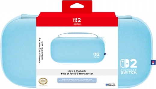 Etui HORI Slim Tough do Nintendo Switch 2, jasnoniebieskie
