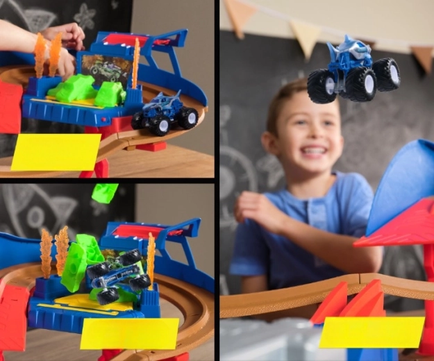 Oświetlona strefa kraks i przeszkody kaskaderskie