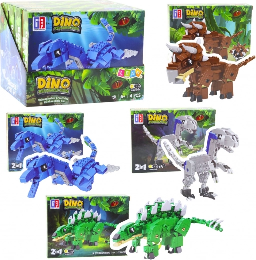 Klocki 2w1 dinozaur i robot, 148–175 elementów