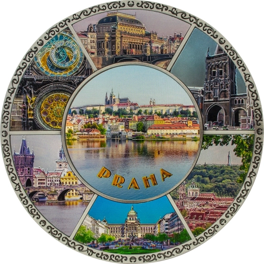 Dekoracyjny talerz Praga Sparkys