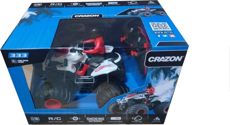 RC quad 1:14 czerwony