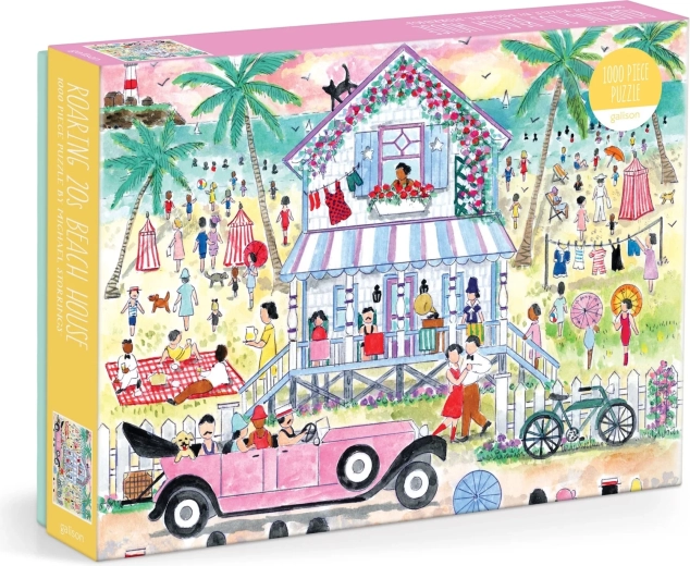 Puzzle Galison – plażowy dom w stylu szalonych lat 20., 1000 elementów