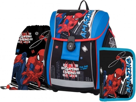 Zestaw szkolny 3sztuki Premium Light Spider-Man