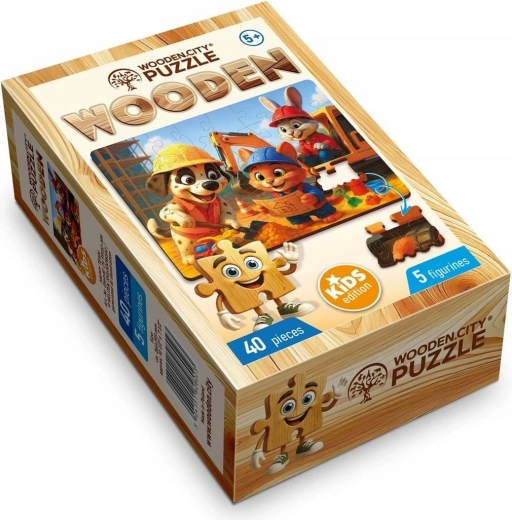 Wysokiej jakości drewniane wykonanie i bezpieczne krawędzie