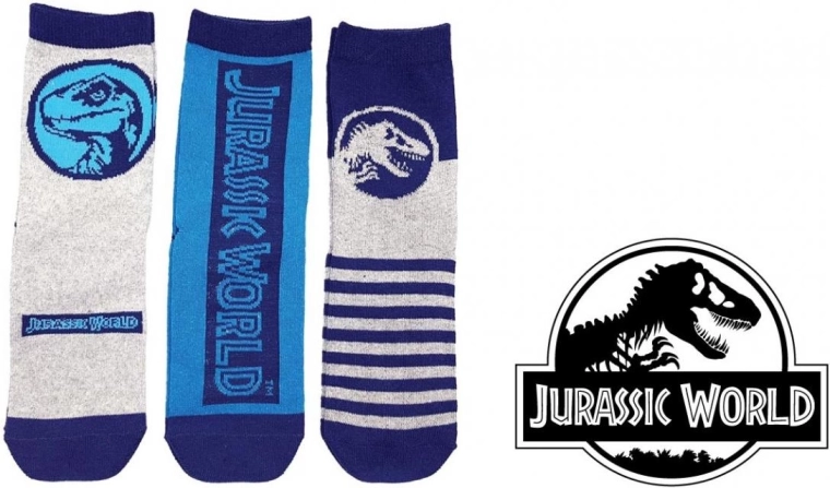 Zestaw skarpet Jurassic World – 3 pary
