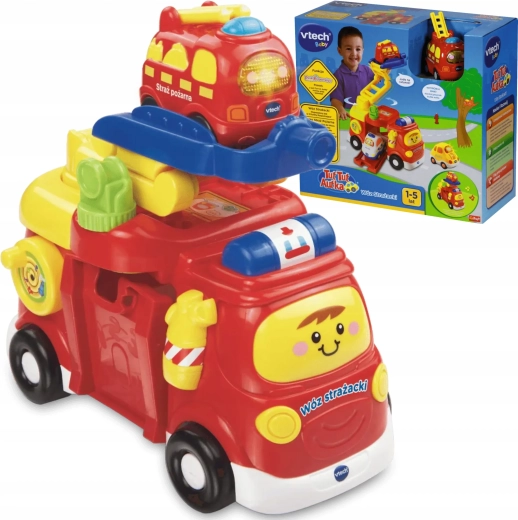Interaktywny wóz strażacki TUT TUT AUTIČKA od VTECH BABY