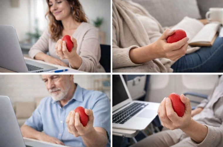 Pomoc do rehabilitacji i rozluźnienia napięcia w ciągu dnia