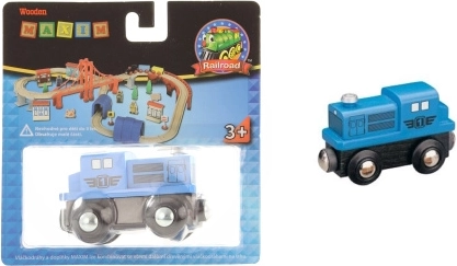 Maxim niebieska lokomotywa spalinowa