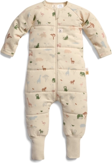 Kombinezon do spania z organicznej bawełny ergoPouch Onesie Savannah 6–12 miesięcy, 2,5 TOG