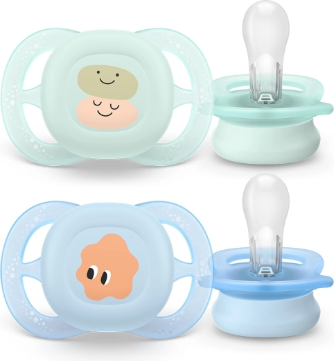 Smoczki Philips AVENT ultrastart z obrazkiem 0–2 miesiace, 2 szt.