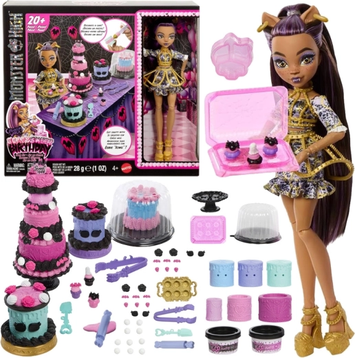 Lalka Monster High Clawdeen Wolf – strasznie słodkie urodziny