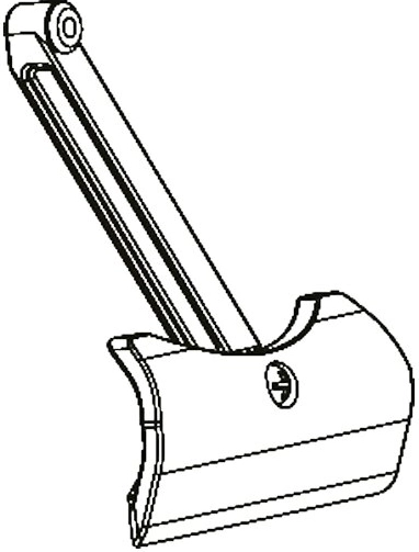 Tylny zderzak BL8 do modeli RC Jamara - 1 sztuka
