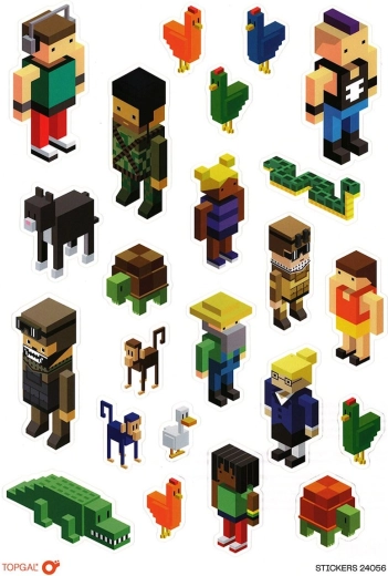 Naklejki PixelArt Topgal