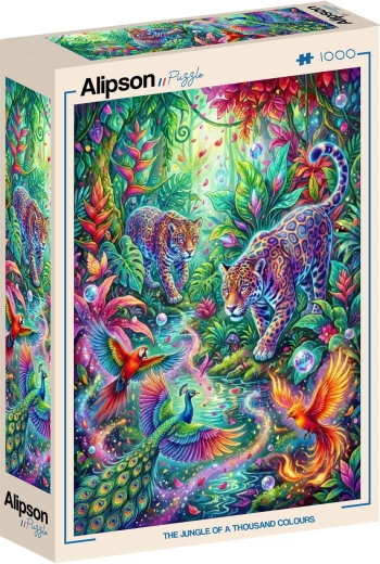 Puzzle Alipson Kolorowa dżungla 1000 elementów