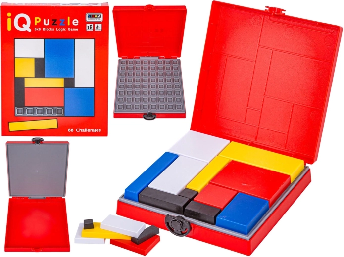 Logiczna gra IQ Puzzle – kolorowe kostki i łamigłówka