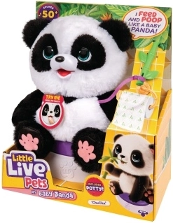 Interaktywna panda Little Live Pets ChuChu z nocnikiem