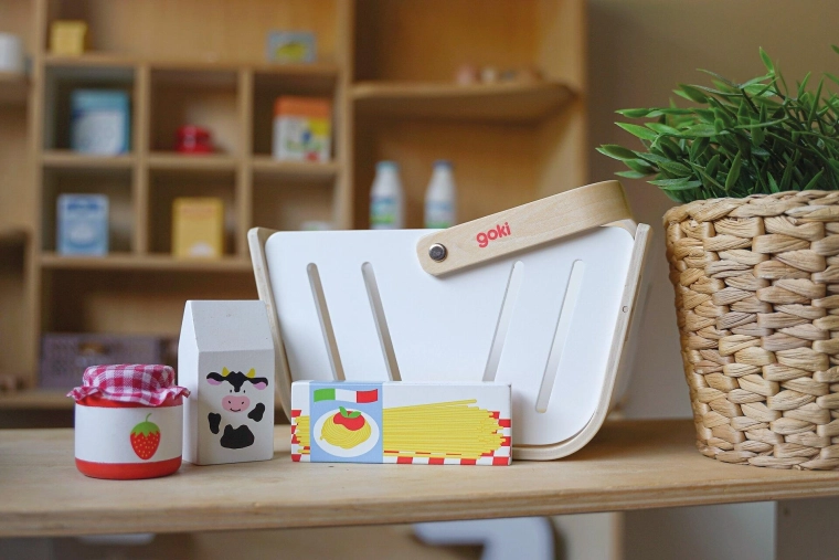 Goki koszyk zakupowy MiniShopper z portmonetką