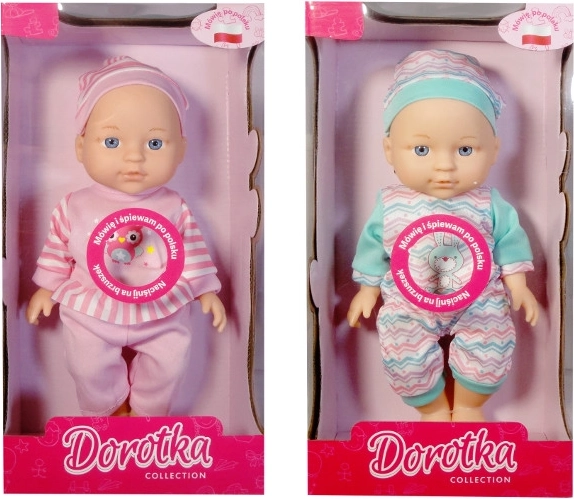Mówiąca i śpiewająca lalka Dorotka w czapeczce