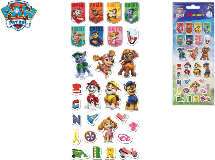 Zestaw naklejek 3D Paw Patrol