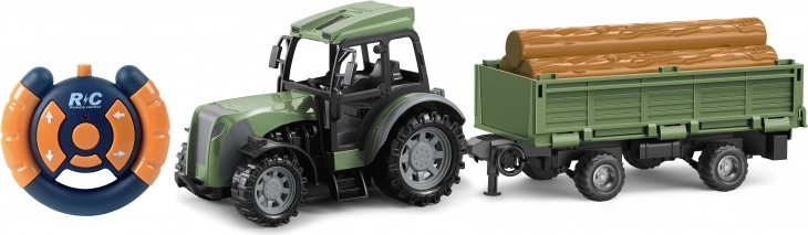 rc traktor z przyczepą na zdalne sterowanie 46 cm