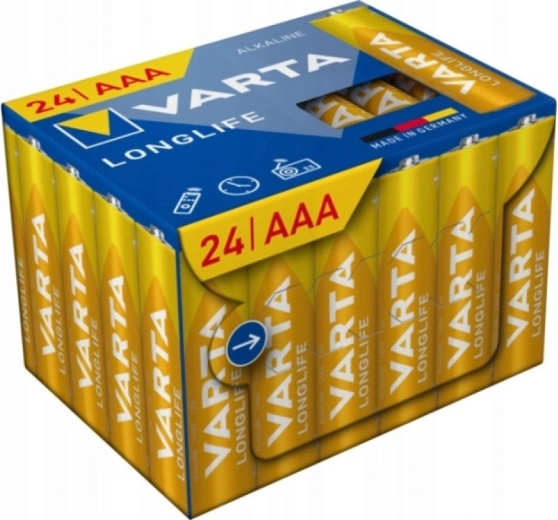 Baterie alkaliczne Varta Longlife Power AAA 24 szt.