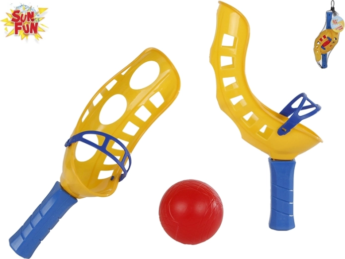 Łapacze z piłką Sun Fun – gra w rzucanie i łapanie dla dzieci