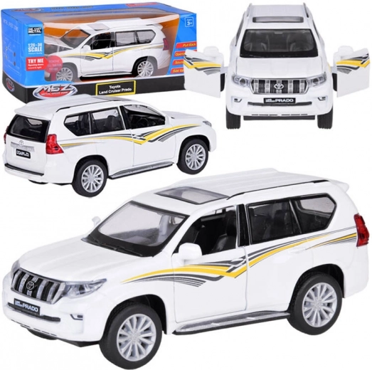 Metalowy model TOYOTA LAND CRUISER PRADO ze światłem i dźwiękiem