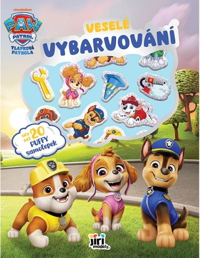 Wesołe kolorowanie z super naklejkami Psi Patrol