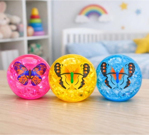 Błyski kolorów przy każdym odbiciu