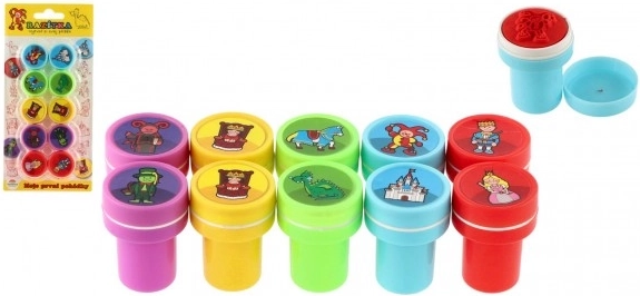 Samotuszujące pieczątki Moje pierwsze bajki, 10 szt.